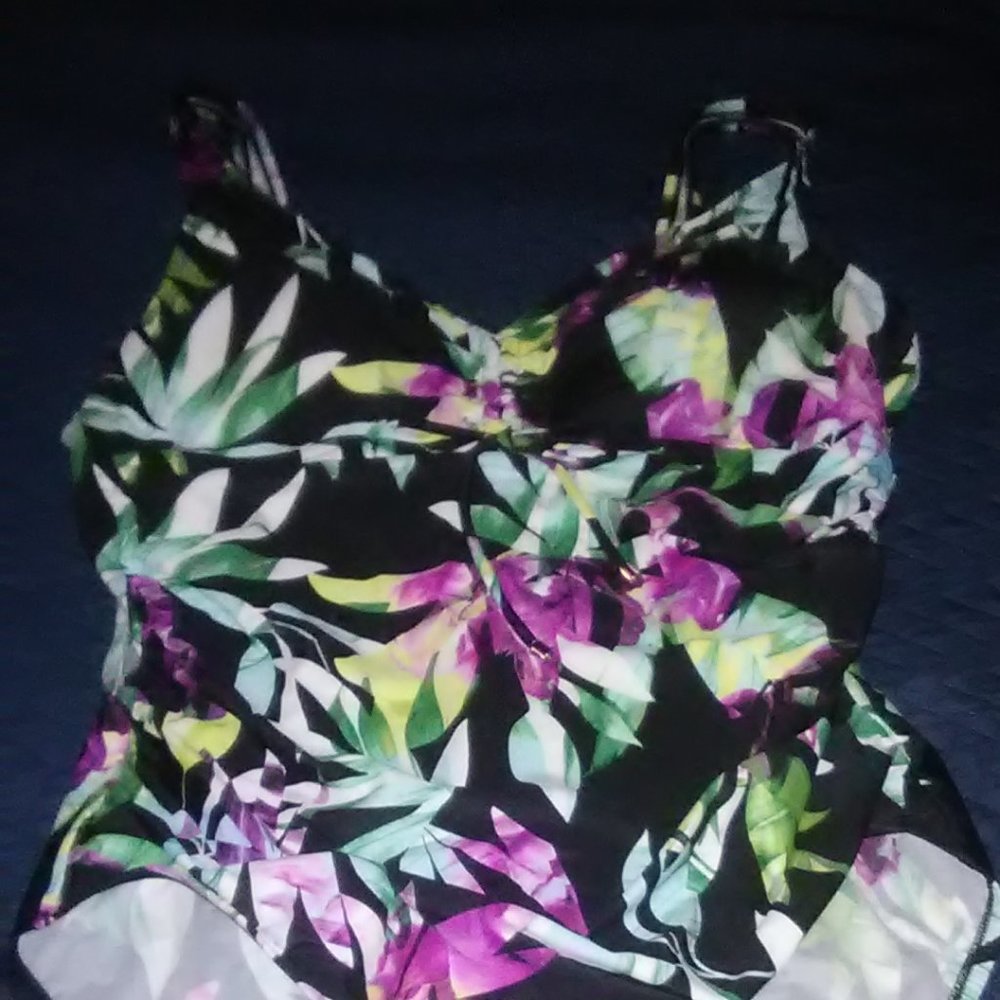 Aqua Green 1 Piece XL Swimsuit